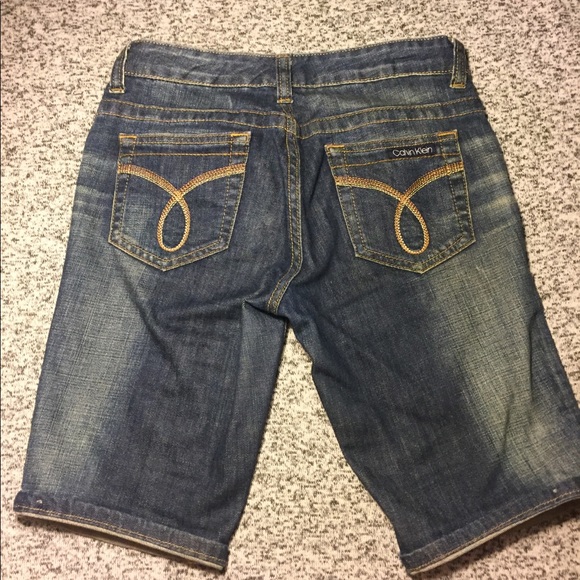 Calvin Klein Bermuda Jean Shorts - Picture 4 of 5